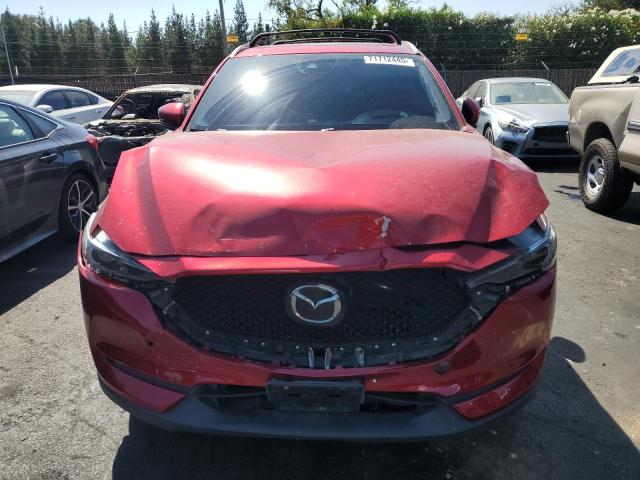 JM3KFADM1K1504653 - 2019 MAZDA CX-5 GRAND TOURING RED photo 5