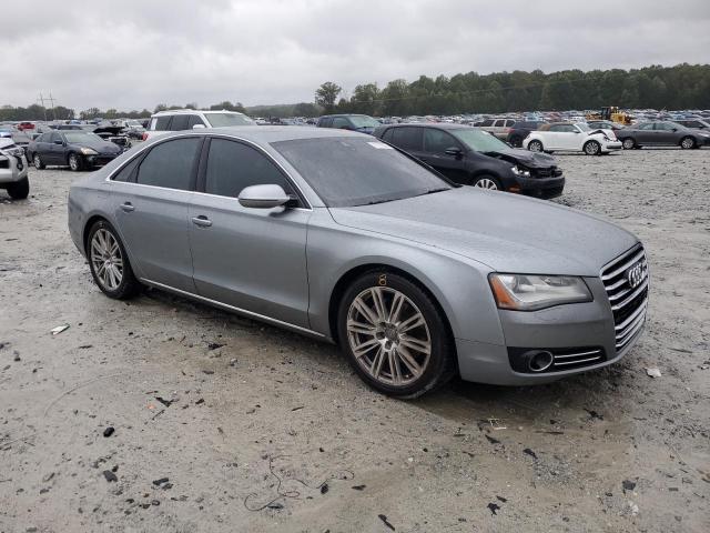 WAUAGAFDXDN006670 - 2013 AUDI A8 QUATTRO SILVER photo 4