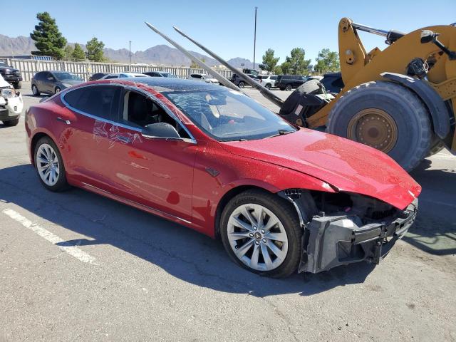 5YJSA1E18GF150169 - 2016 TESLA MODEL S RED photo 4
