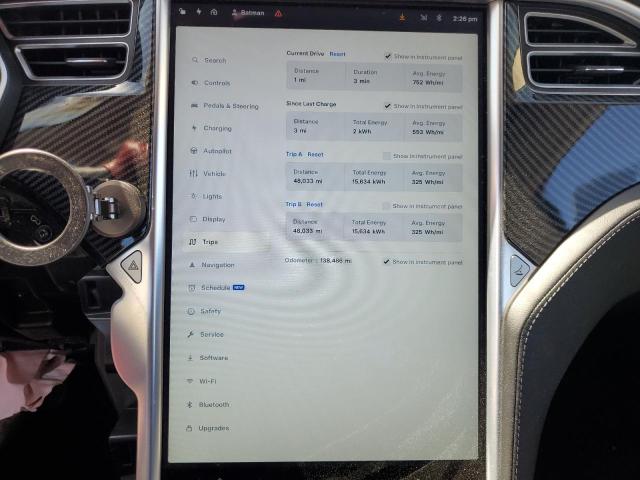 5YJSA1E18GF150169 - 2016 TESLA MODEL S RED photo 9