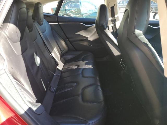 5YJSA1H11EFP56969 - 2014 TESLA MODEL S Կարմիր լուսանկար 10