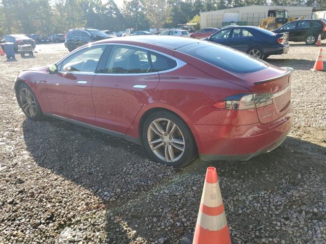 5YJSA1H11EFP56969 - 2014 TESLA MODEL S Կարմիր լուսանկար 2