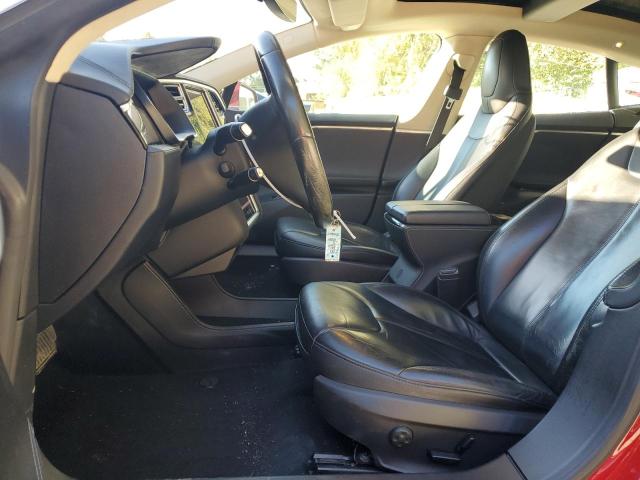 5YJSA1H11EFP56969 - 2014 TESLA MODEL S Կարմիր լուսանկար 7