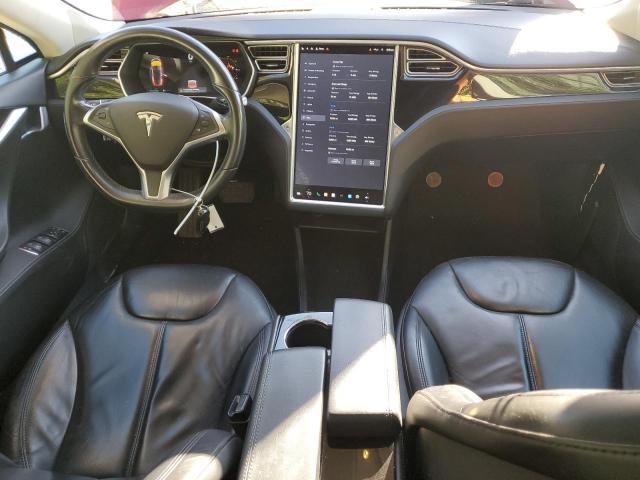 5YJSA1H11EFP56969 - 2014 TESLA MODEL S Կարմիր լուսանկար 8
