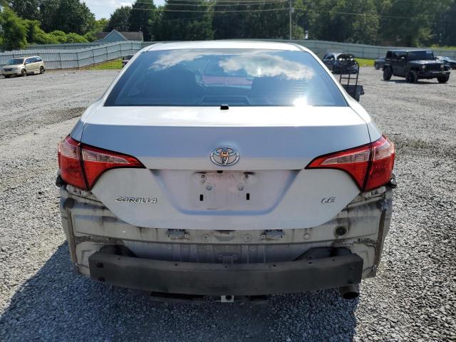 5YFBURHE2KP947891 - 2019 TOYOTA COROLLA L SILVER photo 6