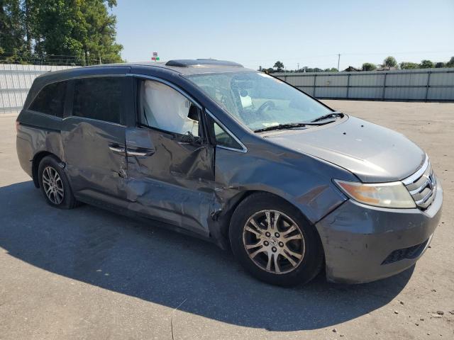 5FNRL5H63CB074331 - 2012 HONDA ODYSSEY EXL GRAY photo 4