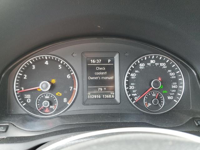 WVWFW8AH2DV002675 - 2013 VOLKSWAGEN EOS LUX ნაცრისფერი ფოტო 9