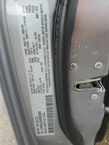 1C6RR6LG5MS530359 - 2021 RAM 1500 CLASS SLT ვერცხლისფერი ფოტო 12