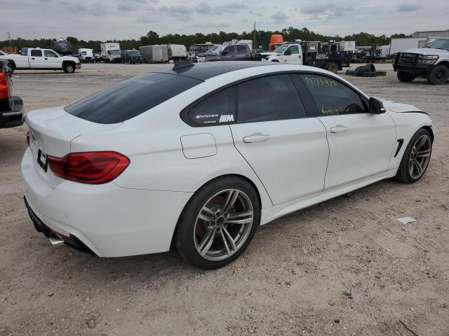WBA4J5C56JBF06313 - 2018 BMW 440I GRAN COUPE WHITE photo 3