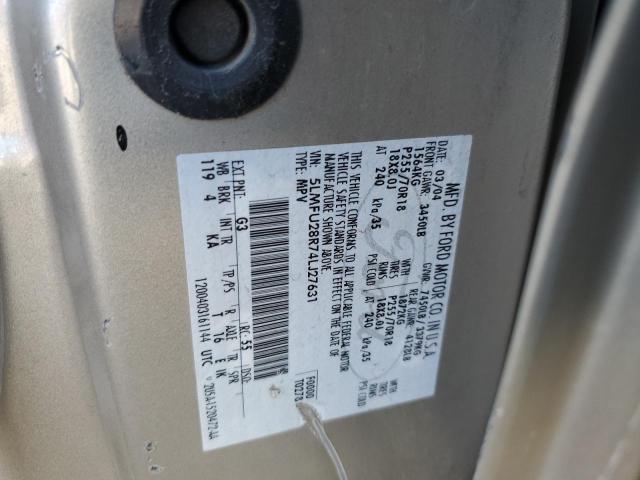 5LMFU28R74LJ27631 - 2004 LINCOLN NAVIGATOR 米色 照片 12