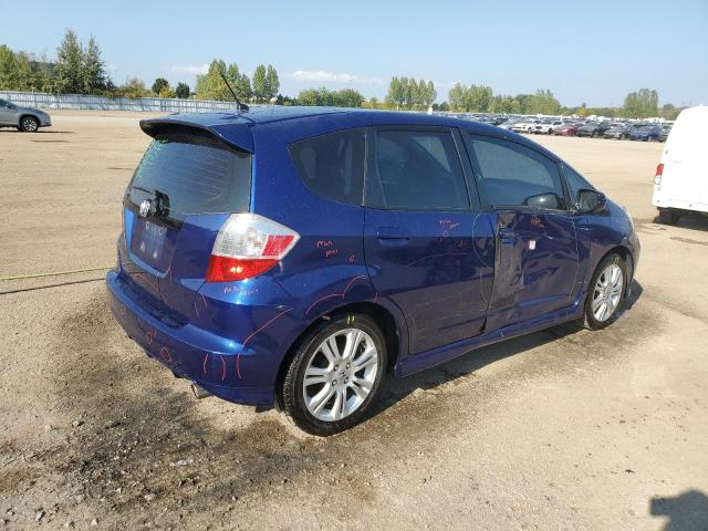 JHMGE8G52BC009105 - 2011 HONDA FIT SPORT BLUE photo 3