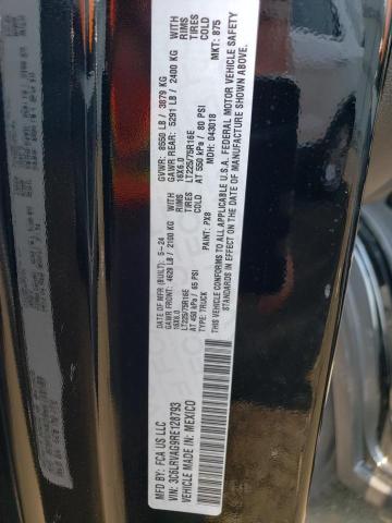 3C6LRVAG9RE128793 - 2024 RAM PROMASTER 1500 STANDARD BLACK photo 13