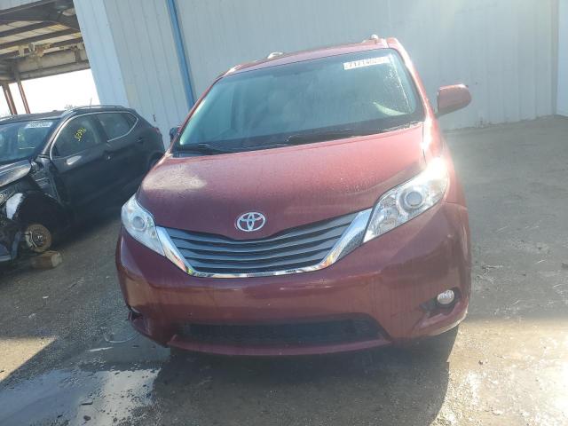 5TDYK3DC5CS207293 - 2012 TOYOTA SIENNA XLE RED photo 5