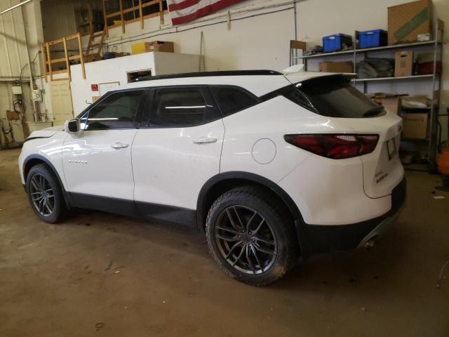 3GNKBGRS2KS667381 - 2019 CHEVROLET BLAZER 2LT WHITE photo 2