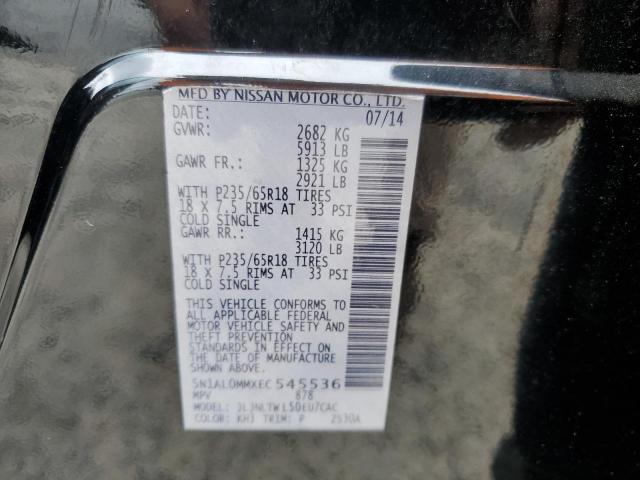 5N1AL0MMXEC545536 - 2014 INFINITI QX60 黑色 照片 14