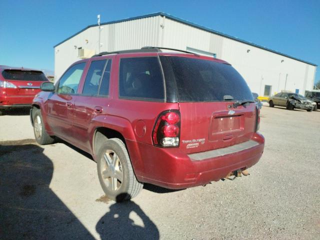 1GNDT13S672295123 - 2007 CHEVROLET TRAILBLAZE LS BURGUNDY photo 2