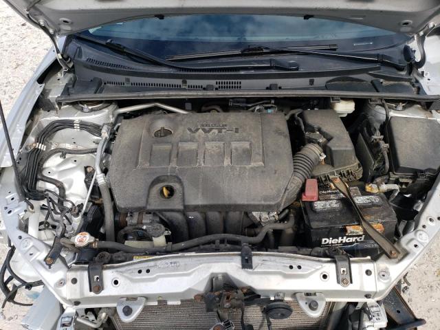 2T1BURHE1KC241690 - 2019 TOYOTA COROLLA L 银色 照片 11