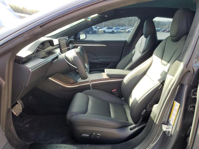 5YJSA1E57NF476089 - 2022 TESLA MODEL S Մոխրագույն լուսանկար 7