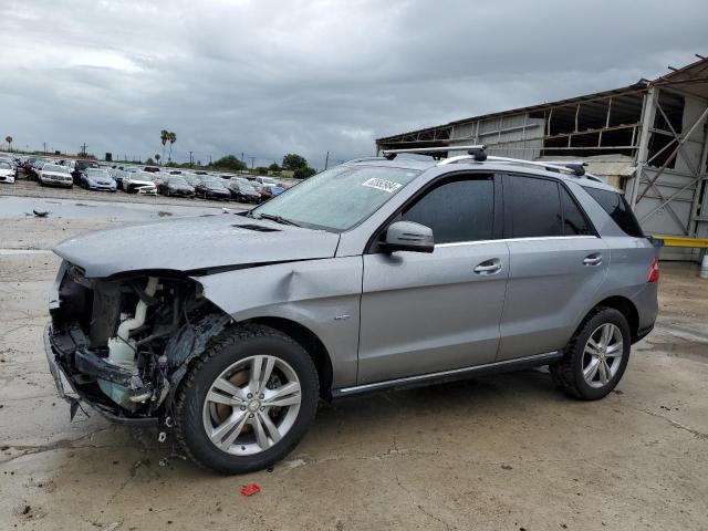 4JGDA5HB2CA027986 - 2012 MERCEDES-BENZ ML 350 4MATIC SILVER photo 1