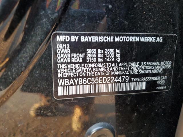 WBAYB6C55ED224479 - 2014 BMW 750 XI BLACK photo 13