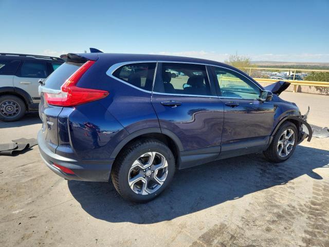 7FARW2H54JE008143 - 2018 HONDA CR-V EX BLUE photo 3