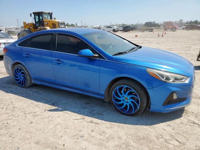 5NPE24AF1JH627126 - 2018 HYUNDAI SONATA SE BLUE photo 4