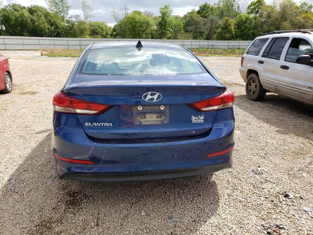 5NPD84LF8HH156240 - 2017 HYUNDAI ELANTRA SE BLUE photo 6