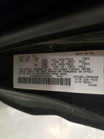 4TASN92N4XZ566834 - 1999 TOYOTA TACOMA XTRACAB PRERUNNER 黑色 照片 12