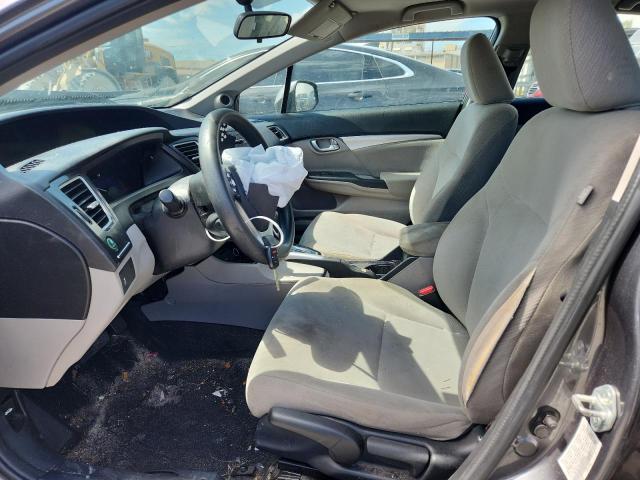 19XFB2F80DE033932 - 2013 HONDA CIVIC EX GRAY photo 7