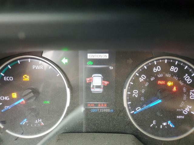 2T3RWRFVXLW072966 - 2020 TOYOTA RAV4 XLE Արծաթագույն լուսանկար 9