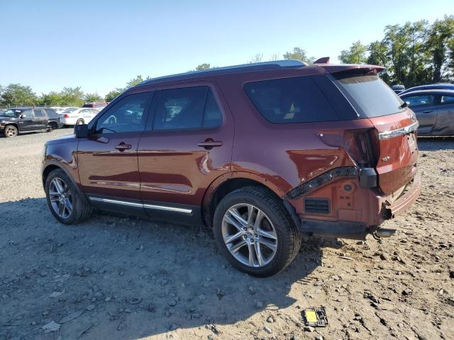 1FM5K8D83GGC28988 - 2016 FORD EXPLORER XLT 栗色 照片 2