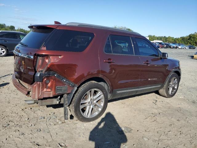 1FM5K8D83GGC28988 - 2016 FORD EXPLORER XLT 栗色 照片 3