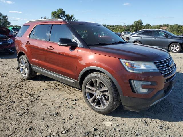 1FM5K8D83GGC28988 - 2016 FORD EXPLORER XLT 栗色 照片 4