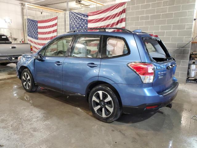 JF2SJABC4HH473689 - 2017 SUBARU FORESTER 2.5I BLUE photo 2