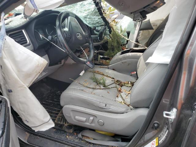 5TDJKRFH3ES005309 - 2014 TOYOTA HIGHLANDER XLE GRAY photo 7