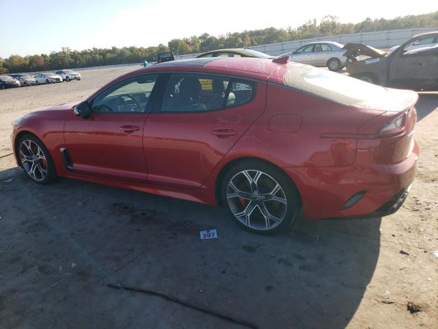 KNAE55LC3J6018322 - 2018 KIA STINGER GT2 RED photo 2