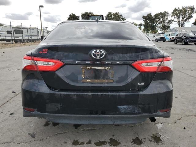 4T1B11HK1KU250470 - 2019 TOYOTA CAMRY L BLACK photo 6