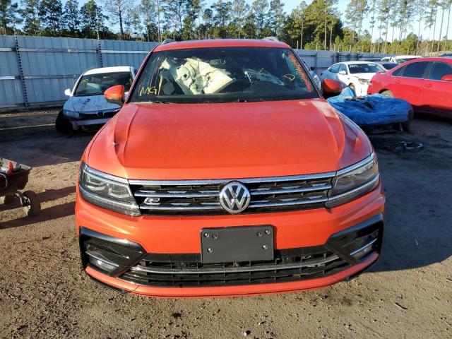 3VV4B7AX9KM039929 - 2019 VOLKSWAGEN TIGUAN SEL PREMIUM ORANGE photo 5