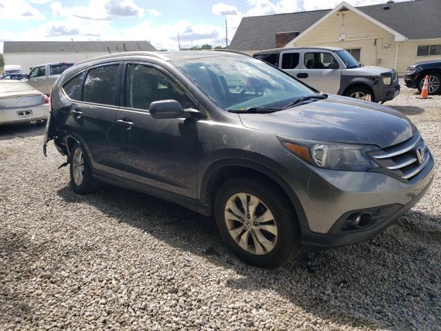 5J6RM4H79EL111523 - 2014 HONDA CR-V EXL GRAY photo 4