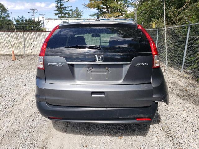 5J6RM4H79EL111523 - 2014 HONDA CR-V EXL GRAY photo 6