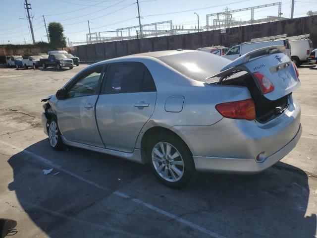 1NXBU40E49Z061739 - 2009 TOYOTA COROLLA BASE SILVER photo 2