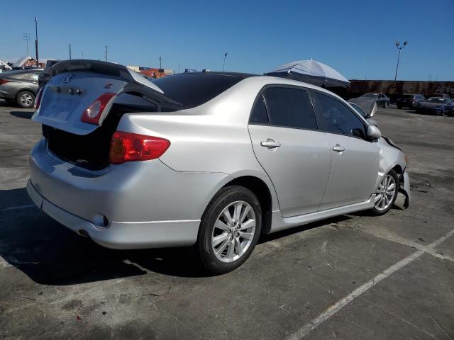 1NXBU40E49Z061739 - 2009 TOYOTA COROLLA BASE SILVER photo 3
