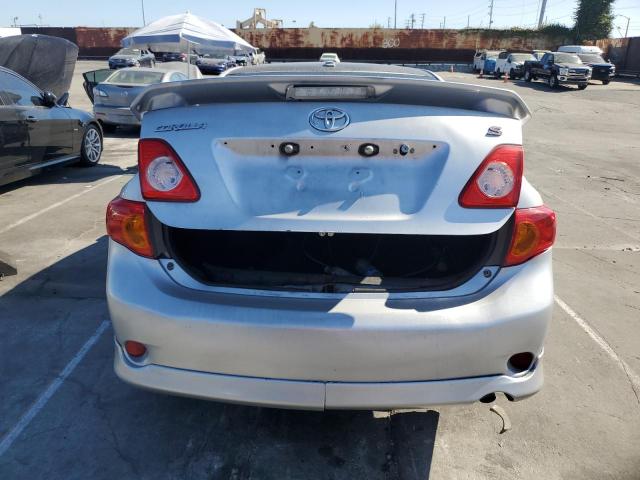 1NXBU40E49Z061739 - 2009 TOYOTA COROLLA BASE SILVER photo 6