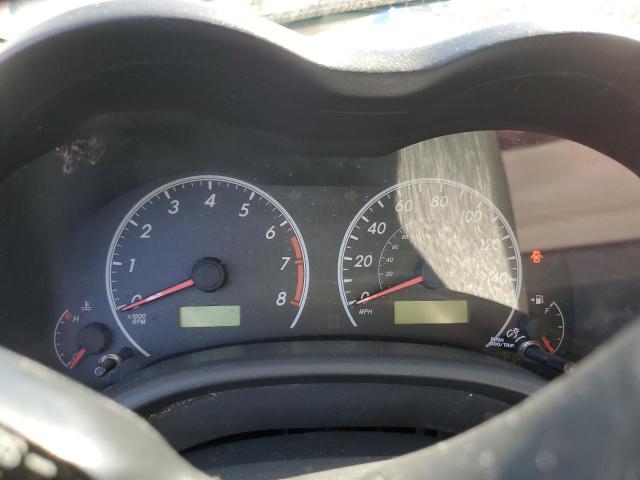 1NXBU40E49Z061739 - 2009 TOYOTA COROLLA BASE SILVER photo 9