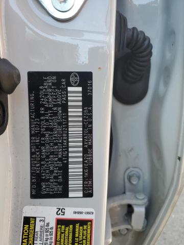 4T1G11AK8RU211711 - 2024 TOYOTA CAMRY SE NIGHT SHADE WHITE photo 12