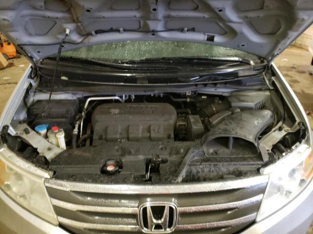 5FNRL5H49BB004488 - 2011 HONDA ODYSSEY EX SILVER photo 12