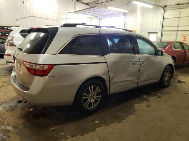 5FNRL5H49BB004488 - 2011 HONDA ODYSSEY EX SILVER photo 3