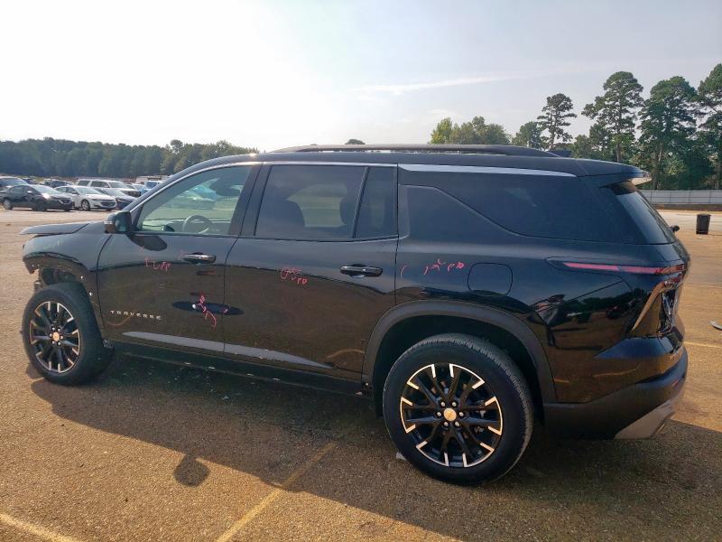 1GNERGKS9RJ235983 - 2024 CHEVROLET TRAVERSE LT BLACK photo 2