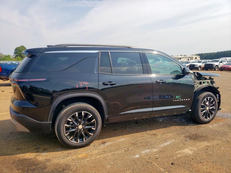 1GNERGKS9RJ235983 - 2024 CHEVROLET TRAVERSE LT BLACK photo 3