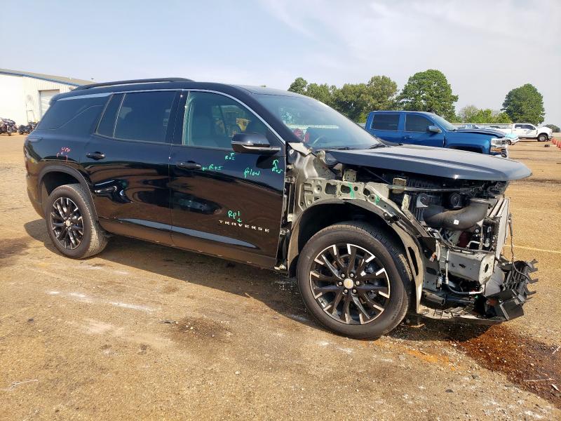 1GNERGKS9RJ235983 - 2024 CHEVROLET TRAVERSE LT BLACK photo 4